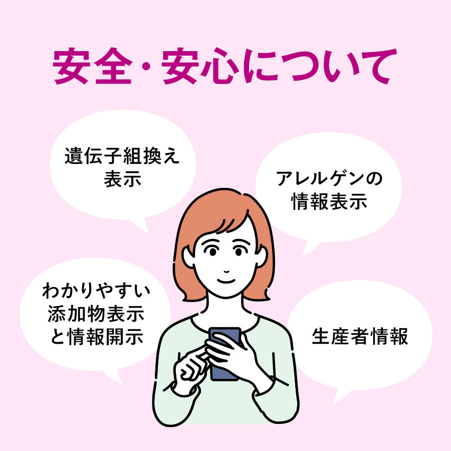 安全・安心について