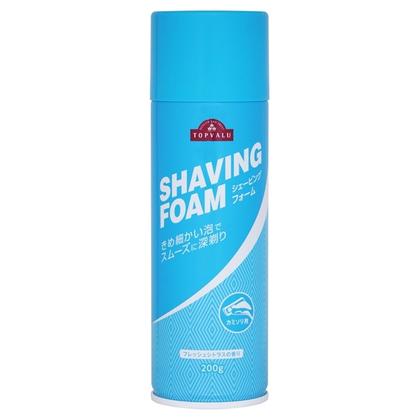 SHAVING FOAM シェービングフォーム フレッシュシトラスの香りイオンのプライベートブランド TOPVALU(トップバリュ