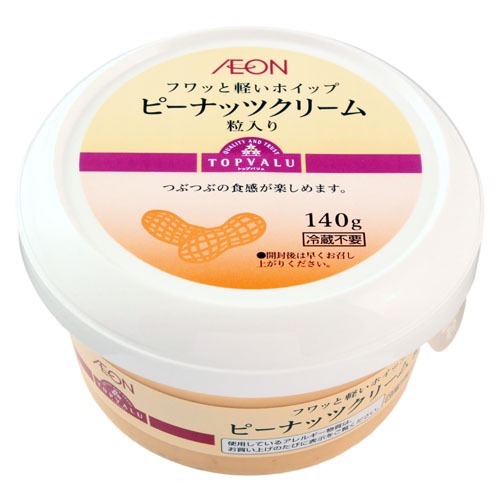 フワッと軽いホイップ ピーナッツクリーム 粒入り 商品画像 (メイン)