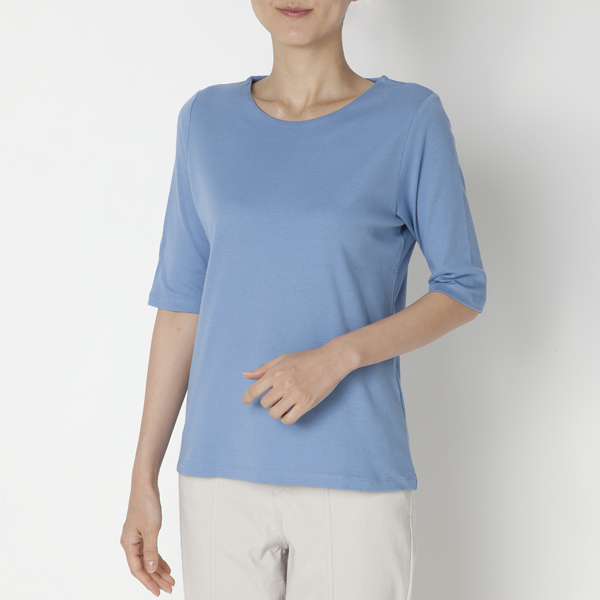 クルーネック5分袖Tシャツ 商品画像 (メイン)