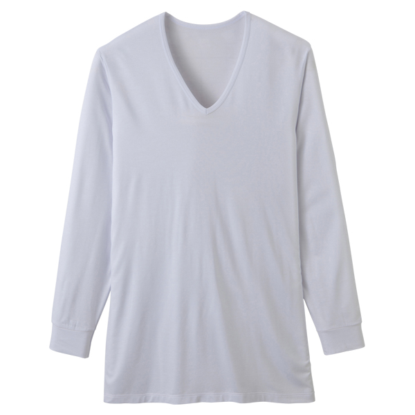 PEACE FIT Smooth FACT Vネック(9分袖) 商品画像 (メイン)