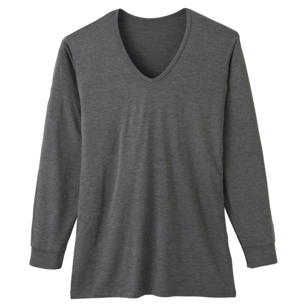 PEACE FIT Smooth FACT Vネック(9分袖) 商品画像 (メイン)