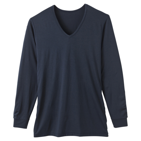 PEACE FIT Smooth FACT Vネック(9分袖) 商品画像 (メイン)