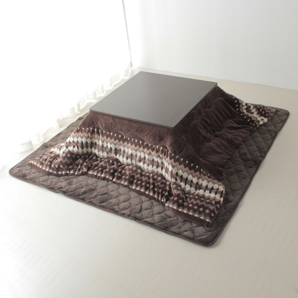 HOME COORDY ロピ正方形こたつ掛ふとん ブラウン 商品画像 (メイン)
