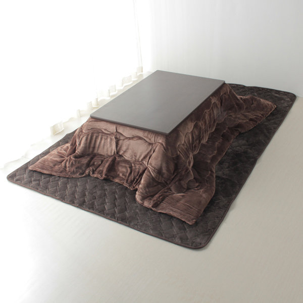 HOME COORDY ヘリンボーン長方形こたつ掛ふとん ブラウン 商品画像 (メイン)