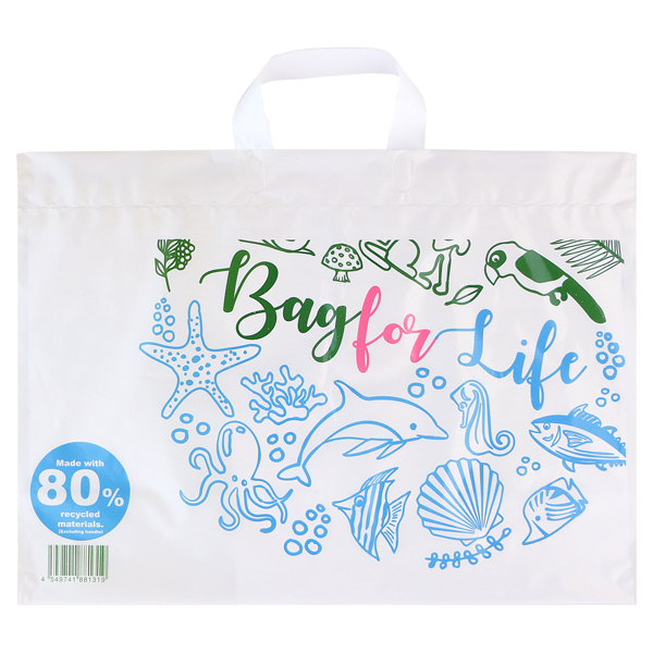 リサイクル原料を使った買い物袋L(c) 商品画像 (メイン)
