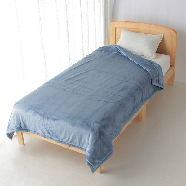 HOME COORDY 極細繊維無地2枚合わせ毛布 商品画像 (メイン)