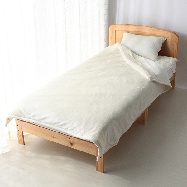 HOME COORDY 極細繊維無地2枚合わせ毛布 商品画像 (メイン)