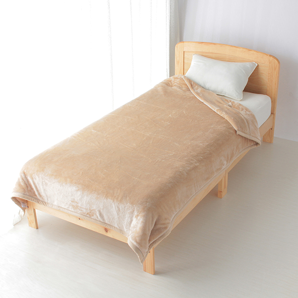 HOME COORDY 極細繊維無地2枚合わせ毛布 商品画像 (メイン)