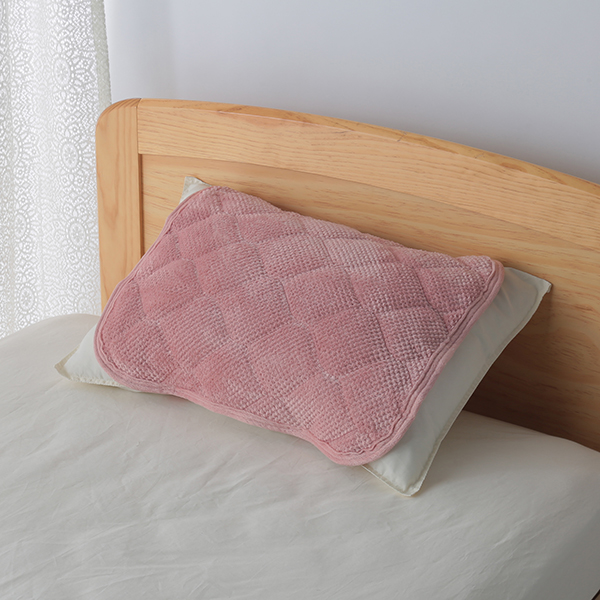 HOME COORDY ワッフル起毛とオーガニックコットンパイルリバーシブルまくらパッド 商品画像 (メイン)