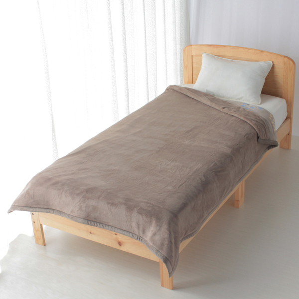 HOME COORDY ノースボタニカル柄厚手2枚合せ毛布 商品画像 (メイン)
