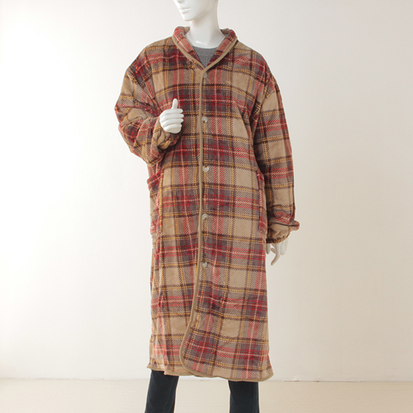 HOME COORDY ラージチェック柄着る毛布 商品画像 (メイン)