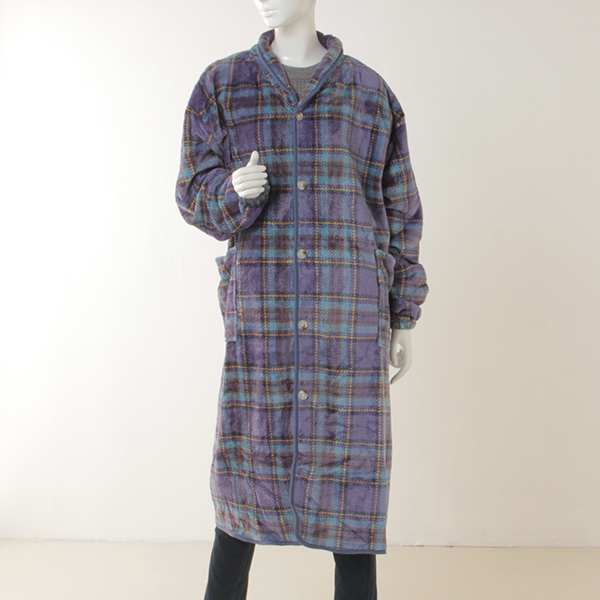 HOME COORDY ラージチェック柄着る毛布 商品画像 (メイン)