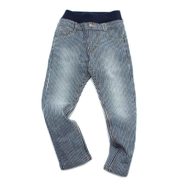 のびるっち ヒッコリーデニムロングパンツ 商品画像 (メイン)