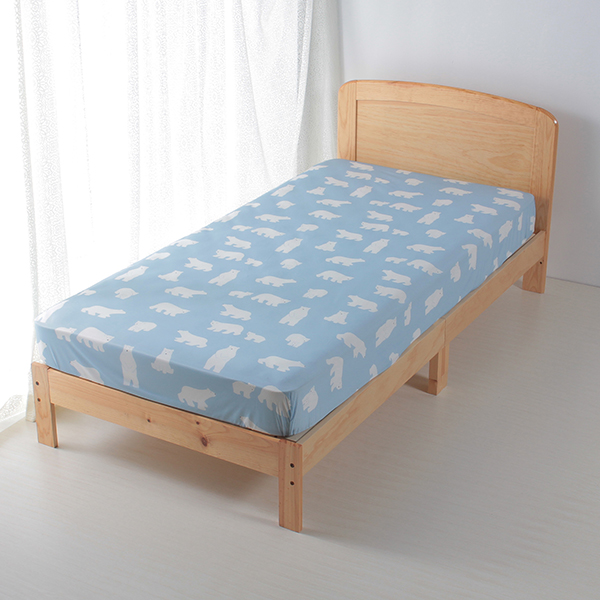 シロクマ柄ベッド用ワンタッチシーツ HOME COORDY 商品画像 (メイン)