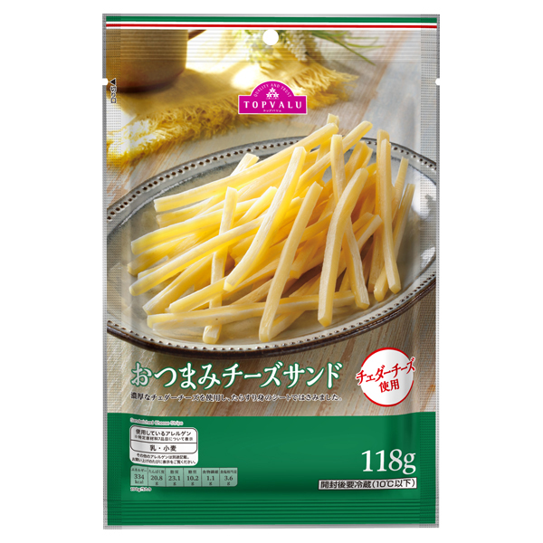 おつまみチーズサンド -イオンのプライベートブランド TOPVALU(トップ 