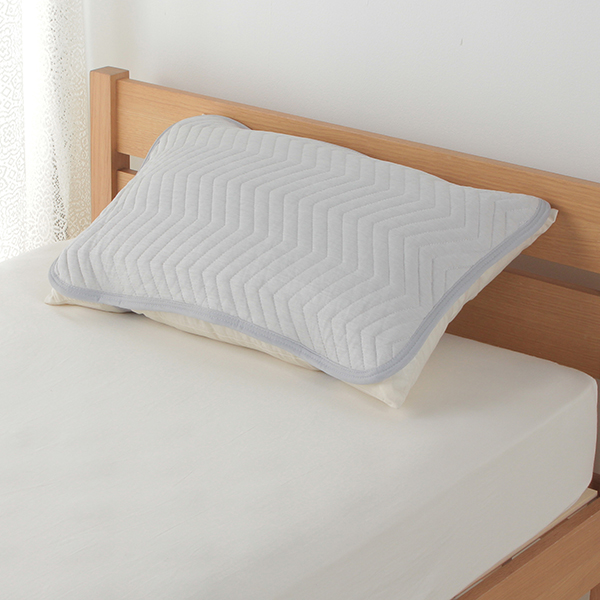 クール&パイルリバーシブルまくらパッド 50×70cmまくら用 HOME COORDY 商品画像 (メイン)