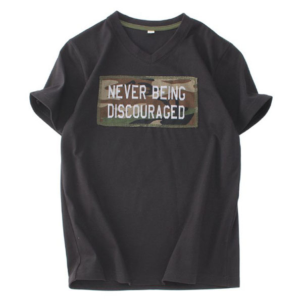 くーるっち ミリタリーVネックTシャツ 商品画像 (メイン)