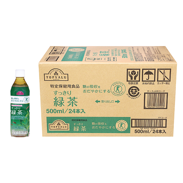 TV Refreshing Green Tea <Case> 500 ml x 24 商品画像 (メイン)