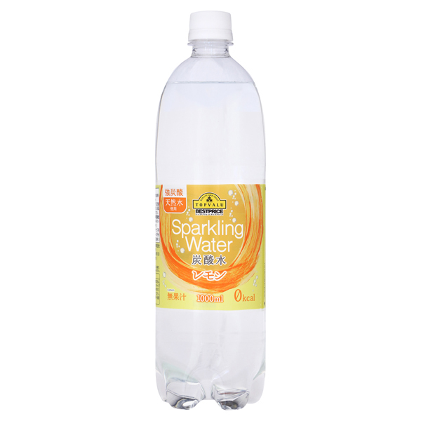 強炭酸 天然水使用 炭酸水 レモン イオンのプライベートブランド Topvalu トップバリュ イオンのプライベートブランド Topvalu トップバリュ