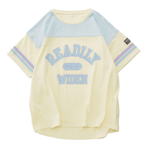 くーるっち 胸切替Tシャツ 商品画像 (メイン)