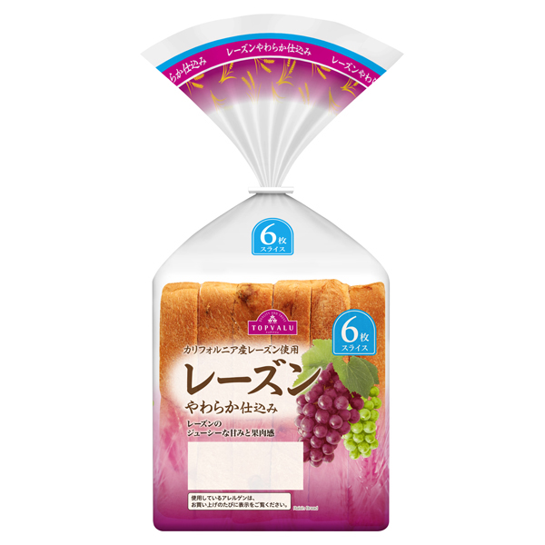 やわらか仕込み レーズン食パン イオンのプライベートブランド Topvalu トップバリュ イオンのプライベートブランド Topvalu トップバリュ