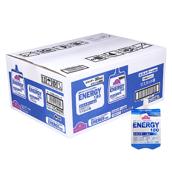 TV Jelly drink Energy 180 Muscat flavor (box) 180g x 24pc 商品画像 (メイン)