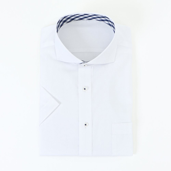 半袖ドレスシャツ スリム 夏サラ超形態安定 イオンのプライベートブランド Topvalu トップバリュ イオンのプライベートブランド Topvalu トップバリュ