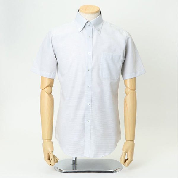 半袖ドレスシャツ スリム 夏サラ超形態安定-イオンのプライベートブランド TOPVALU(トップバリュ) イオンのプライベートブランド  TOPVALU(トップバリュ)