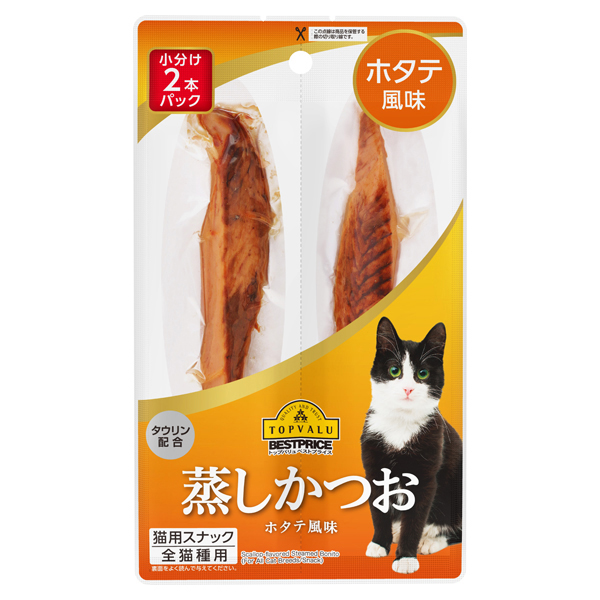 キャットフード トップバリュー ほたて入り5食 たい入り2食