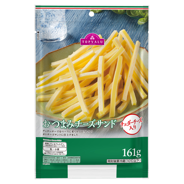 おつまみチーズサンド イオンのプライベートブランド Topvalu トップバリュ イオンのプライベートブランド Topvalu トップバリュ