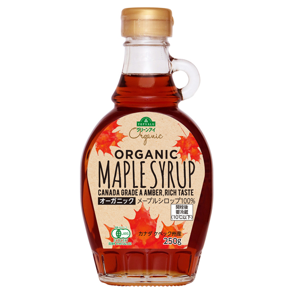 Topvalu GreenEye Organic 100% Maple Syrup 250 g 商品画像 (メイン)