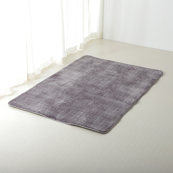 HOME COORDY HEAT ツイード調プリントフロアラグ 商品画像 (メイン)