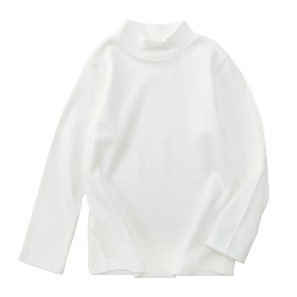 オーガニックコットン ハイネックTシャツ 商品画像 (メイン)