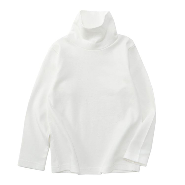 オーガニックコットン タートルネックTシャツ 商品画像 (メイン)