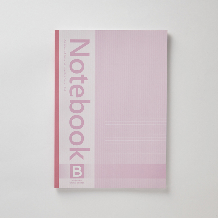 カラーノートa4 B罫 ピンク イオンのプライベートブランド Topvalu トップバリュ イオンのプライベートブランド Topvalu トップバリュ