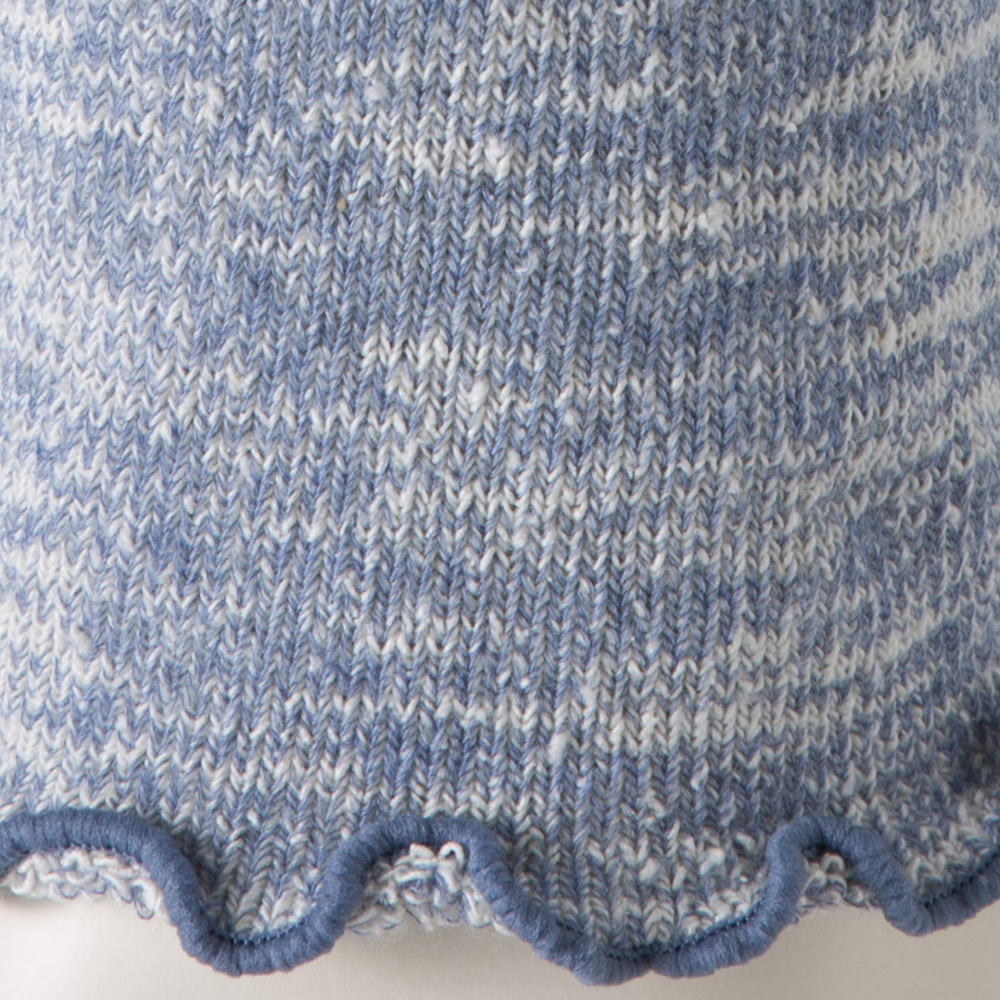 ショートレッグウォーマー パイル編み 表糸シルク混素材 商品画像 (2)