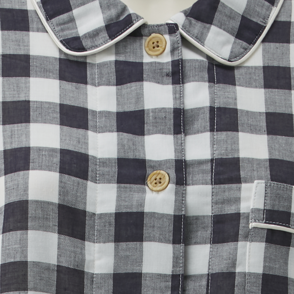 綿100 チェック柄パジャマ イオンのプライベートブランド Topvalu トップバリュ イオンのプライベートブランド Topvalu トップバリュ