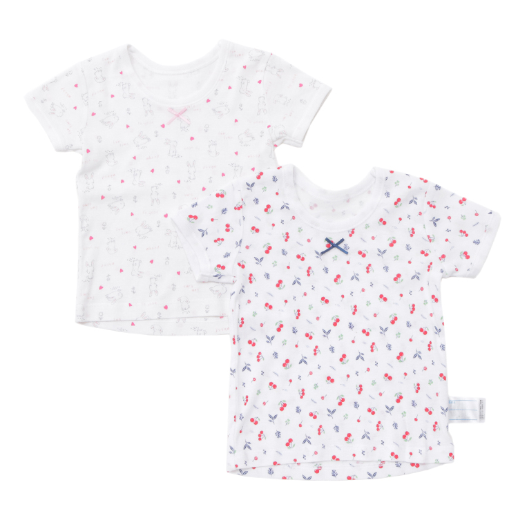 オーガニックコットン 半袖Tシャツ2枚組 商品画像 (メイン)