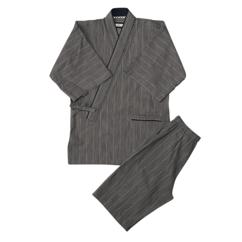 しじら織 甚平 ギフト箱入り イオンのプライベートブランド Topvalu トップバリュ イオンのプライベートブランド Topvalu トップバリュ