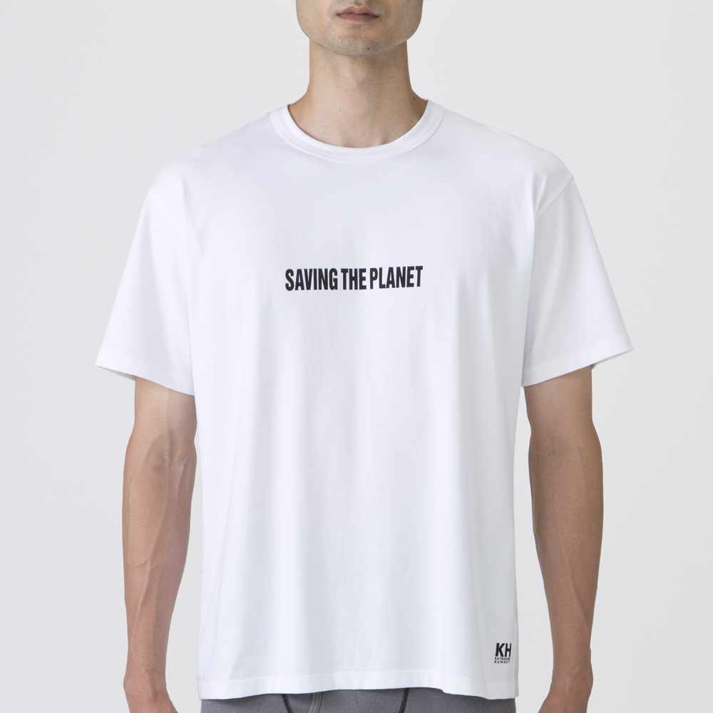 KATHARINE HAMNETT 半袖スローガンTシャツ -イオンのプライベート