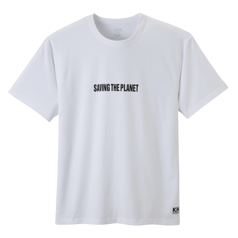 KATHARINE HAMNETT 半袖スローガンTシャツ -イオンのプライベート