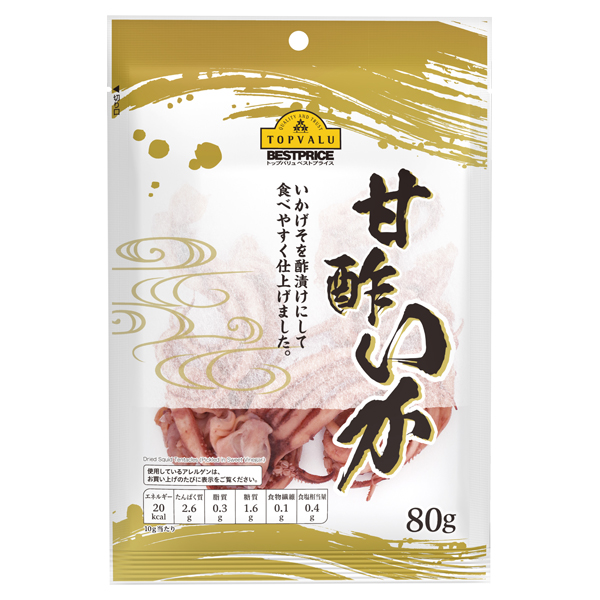 TV Sweet Vinegar Squid 80 g 商品画像 (メイン)