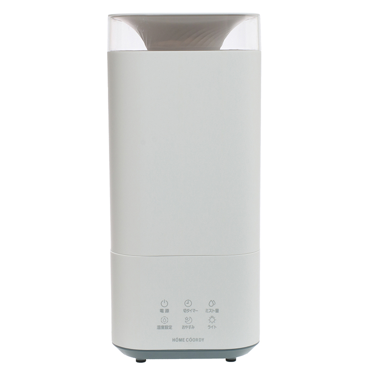 HOME COORDY 超音波加湿器(湿度センサー付) -イオンのプライベートブランド TOPVALU(トップバリュ)  イオンのプライベートブランド TOPVALU(トップバリュ)