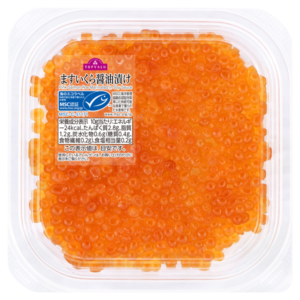 ますいくら醤油漬け イオンのプライベートブランド Topvalu トップバリュ イオンのプライベートブランド Topvalu トップバリュ