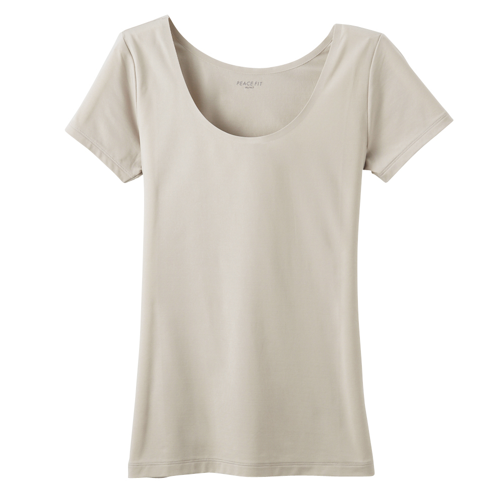 PEACE FIT SilkyFACT シームレス3分袖 商品画像 (メイン)