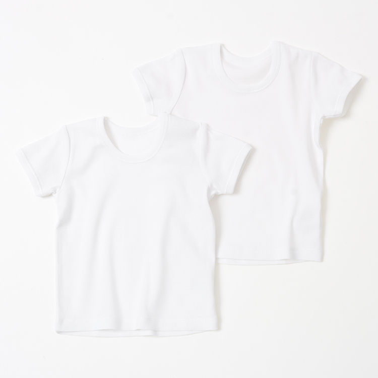オーガニック半袖Tシャツ2枚組 商品画像 (メイン)
