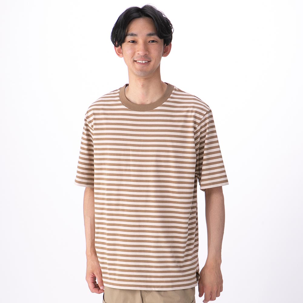 PEACE FIT COOL ボーダー半袖Tシャツ 商品画像 (メイン)
