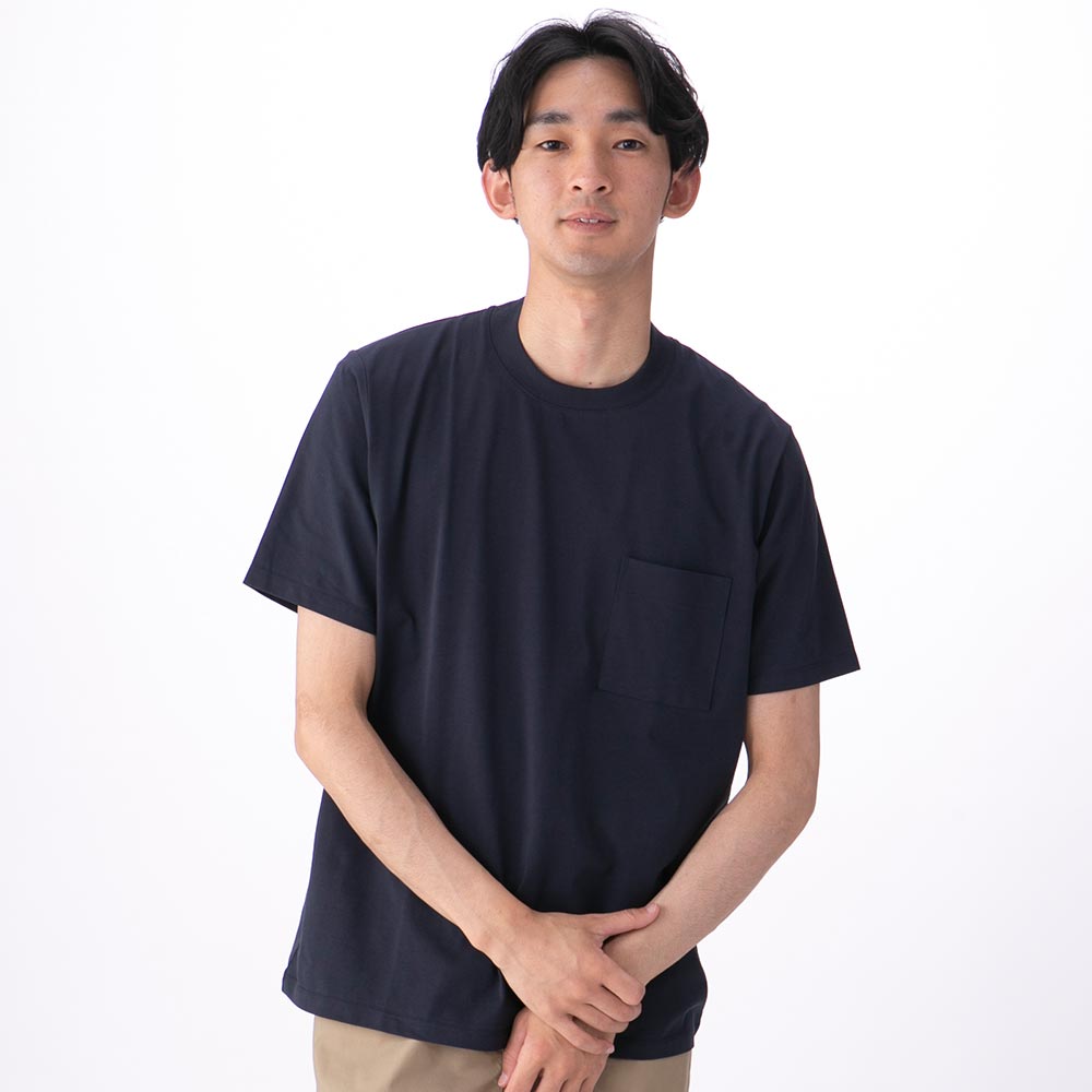 PEACE FIT COOL ハイクルー半袖Tシャツ 商品画像 (メイン)