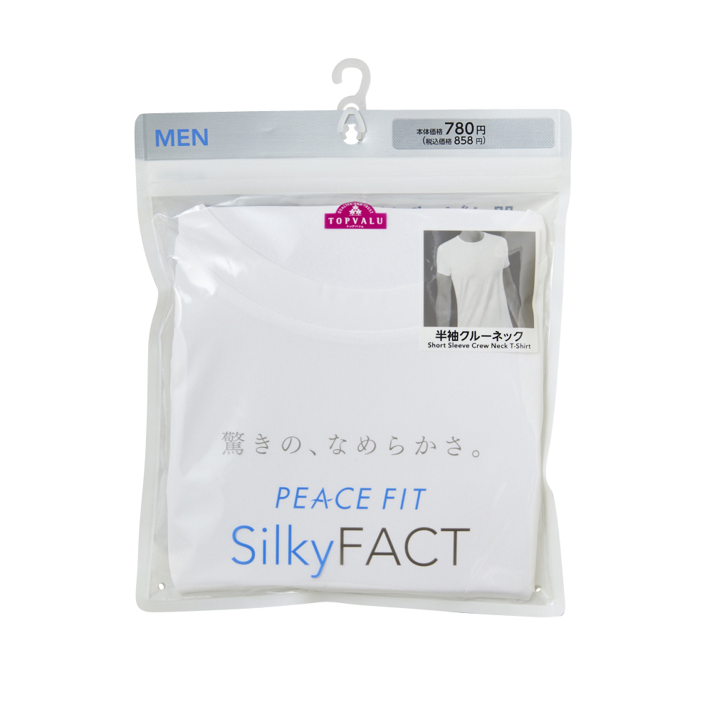 PEACE FIT Silky FACT半袖クルーネック 商品画像 (2)